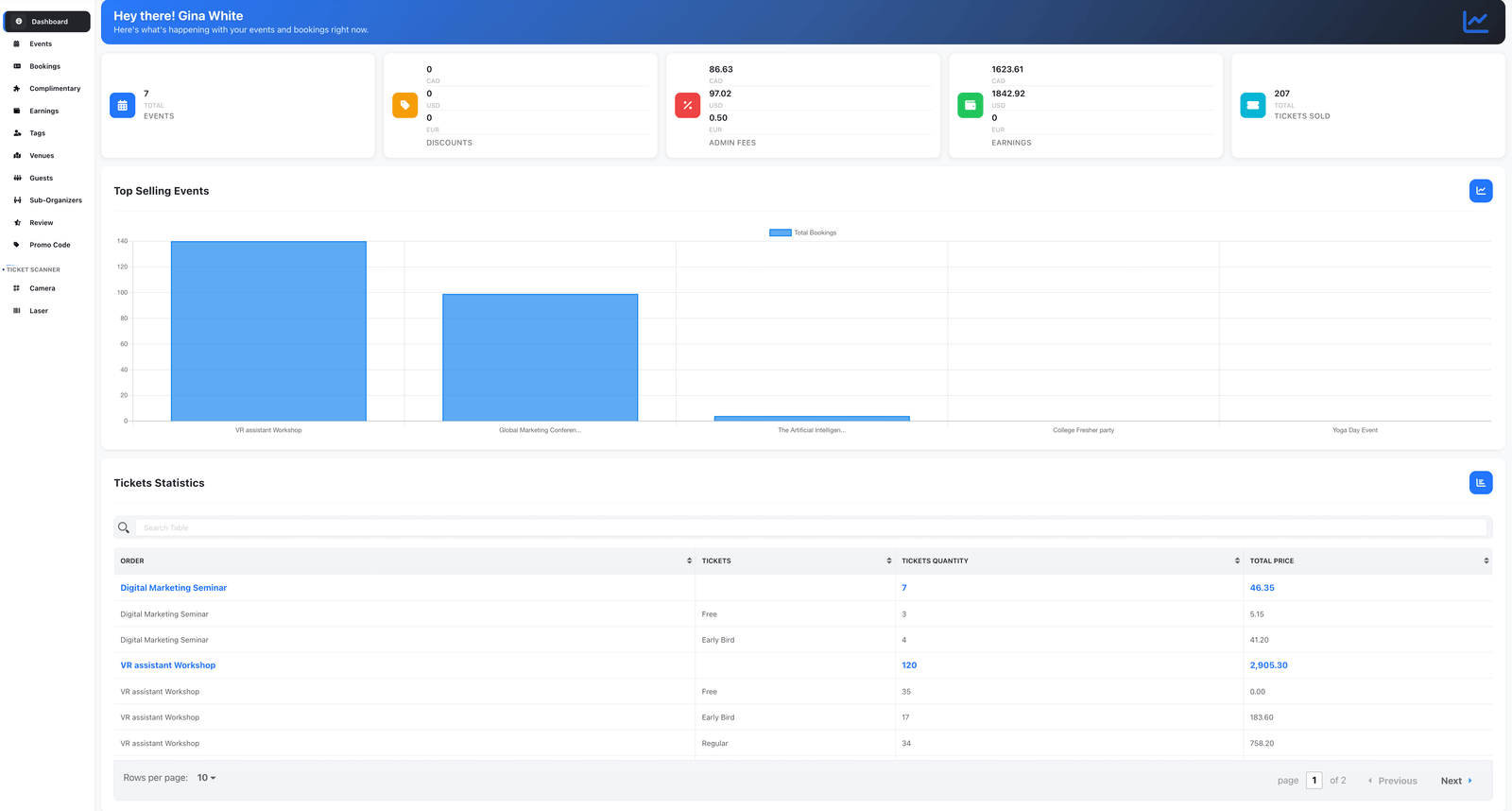 organizer-dashboard-front-end